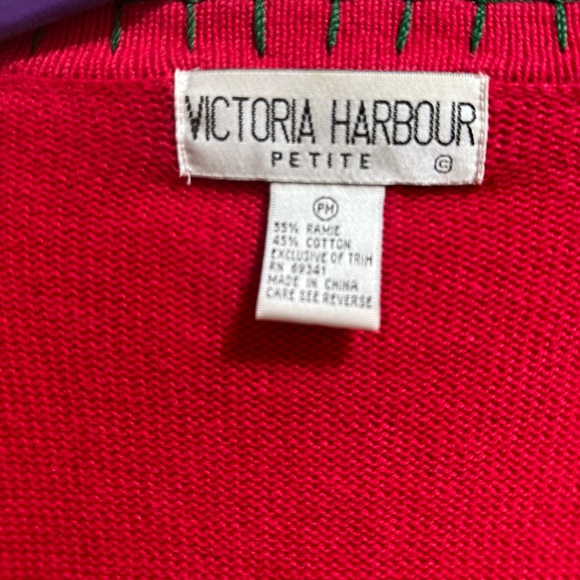 Victoria Harbour Vintage Christmas Sweater Vest - Picture 3 of 5
